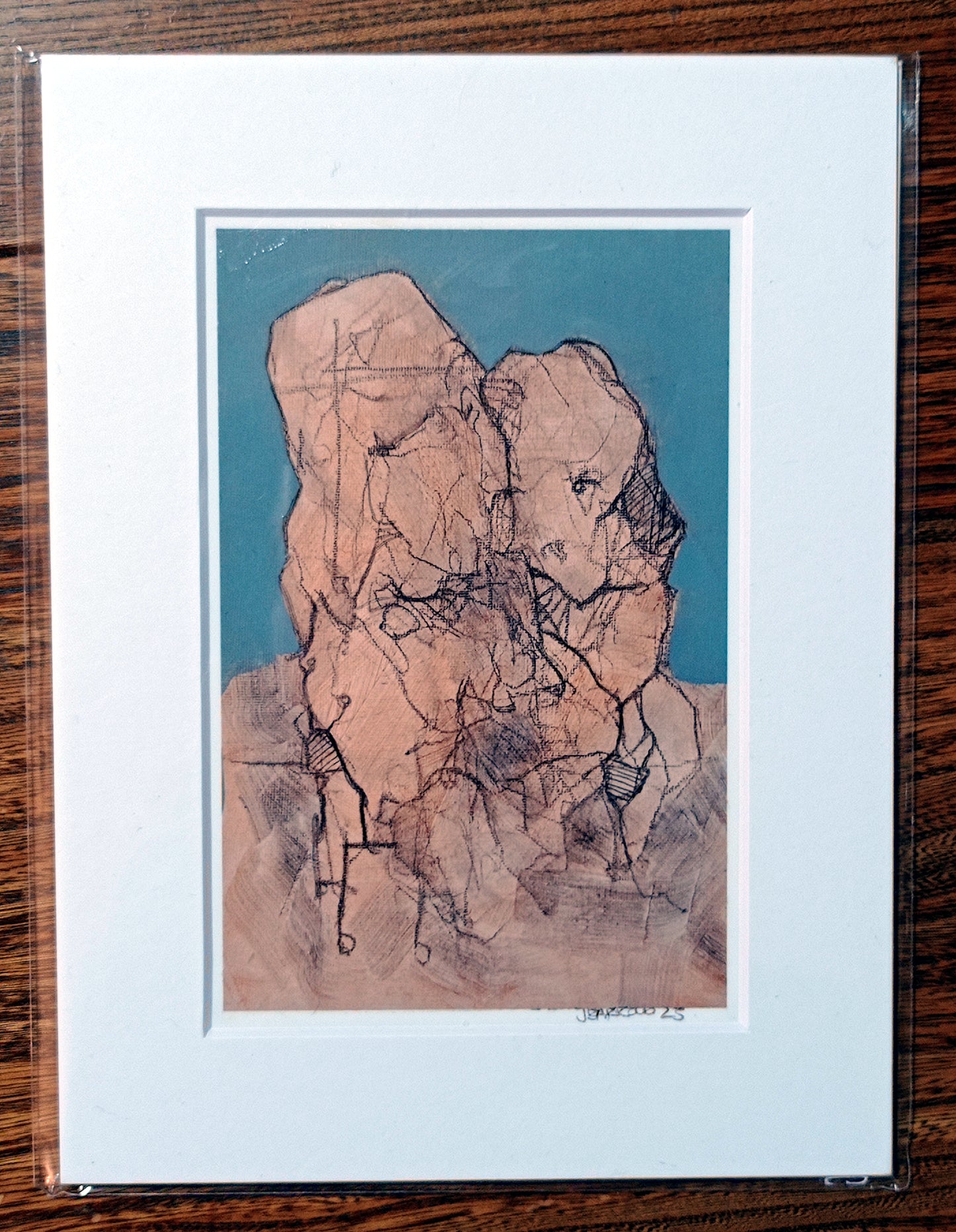 Small hand finished print