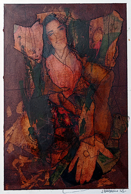 Original mixed media painting