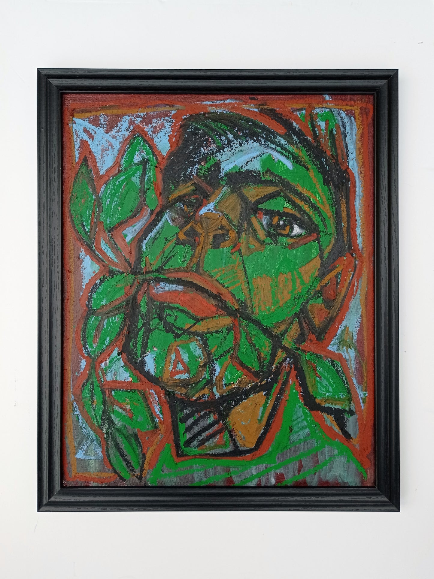 Self portrait as Green Man