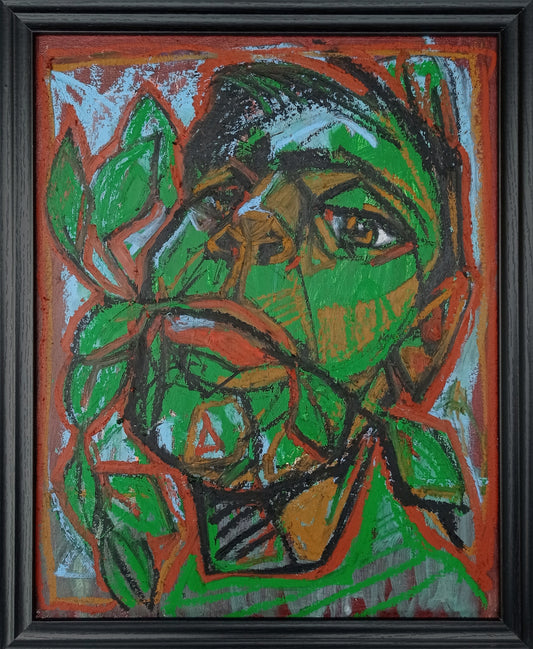 Self portrait as Green Man