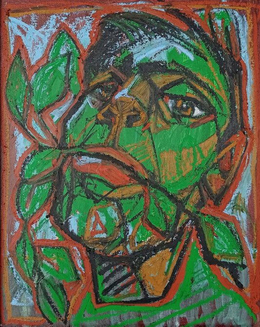 Self portrait as Green Man